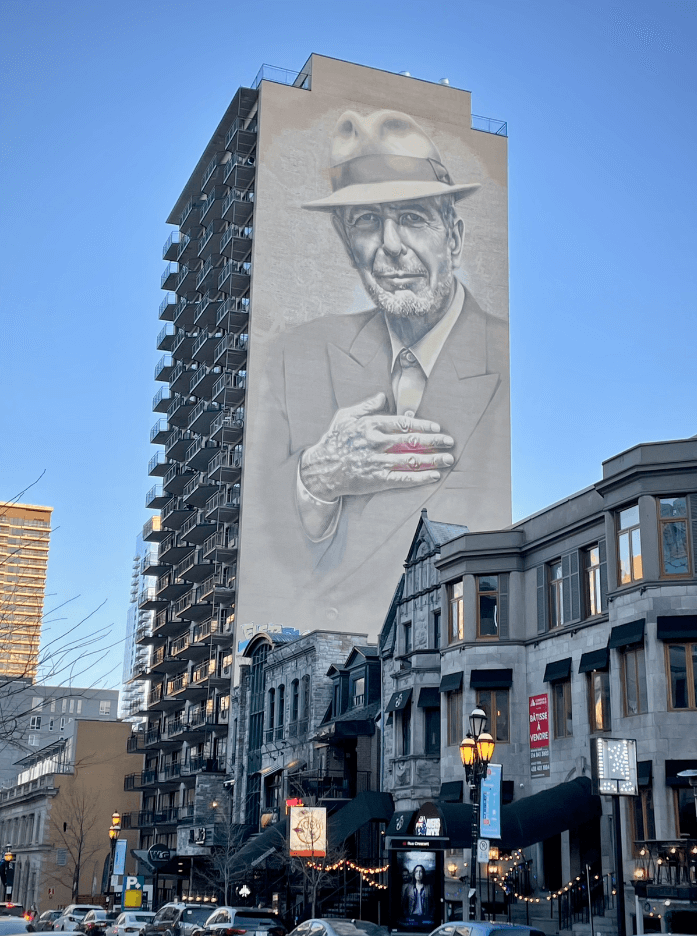 Mural Leonard Cohen Montreal